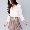 Clothing Show Me Your Mumu Skirts | Rancho Fringe Skirt