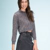 Clothing Legends & Vibes Crop Tops | Superba Knit Top