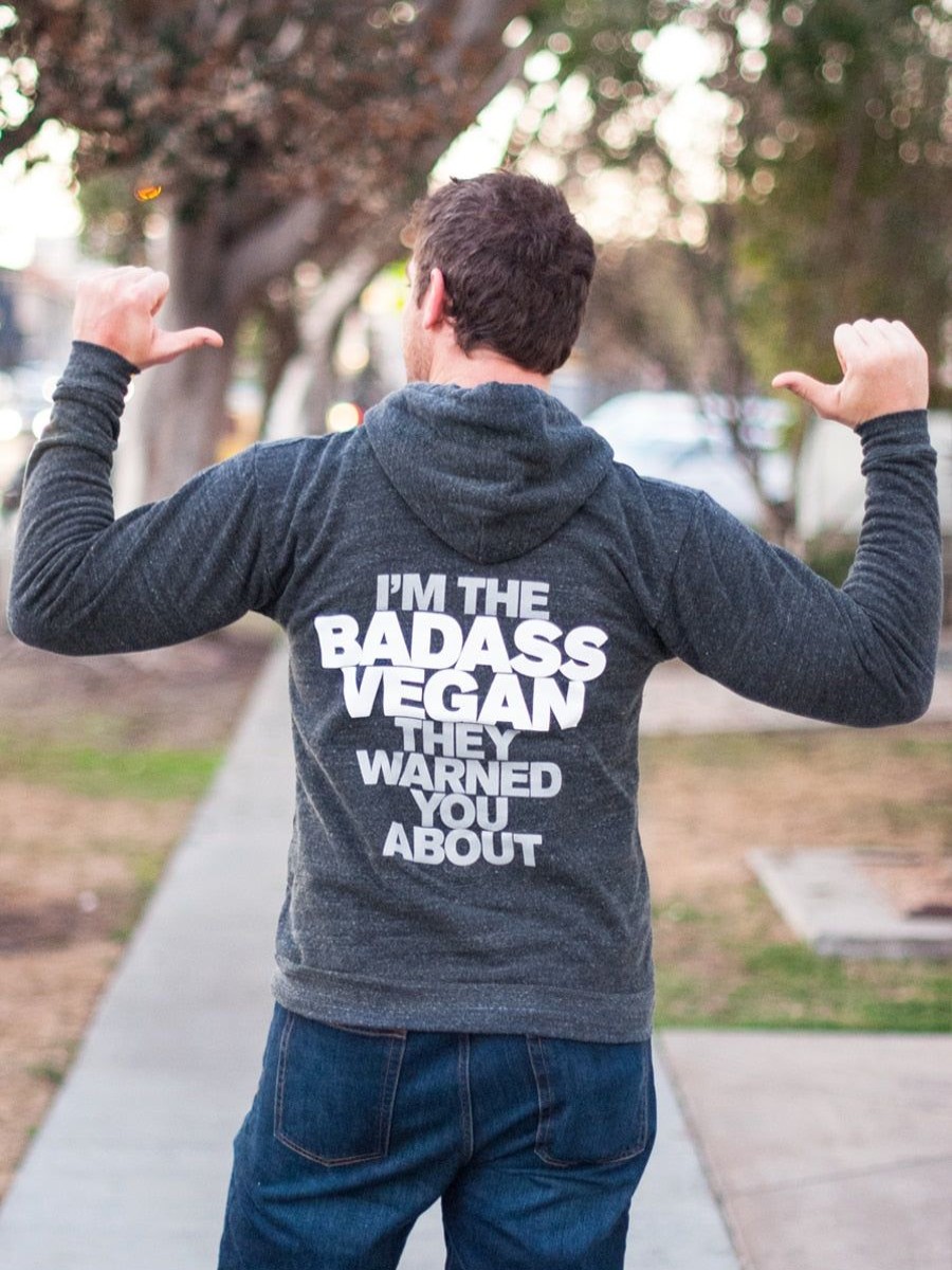 Clothing Vegan Scene Vegan Scene | I'M The Badass Vegan They Warned You About Hoodie