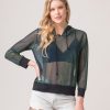 Clothing Legends & Vibes Legends & Vibes | Marian Sheer Iridescent Hoodie