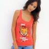 Clothing Vegan Scene Graphic Tanks | Get The Fox Outta Here Tank