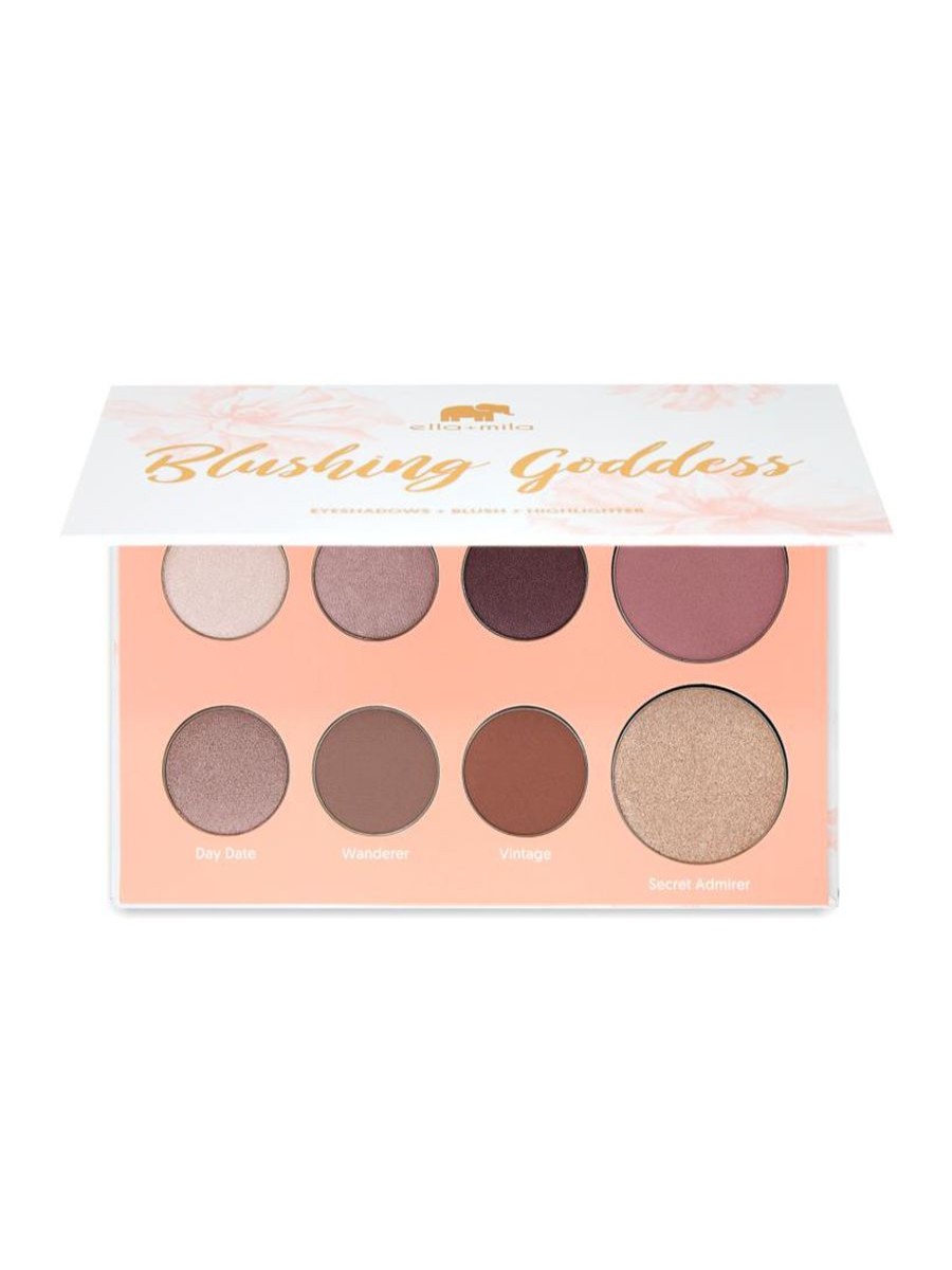 Skin + Beauty Ella+Mila Eyeshadow | Blushing Goddess Face Palette