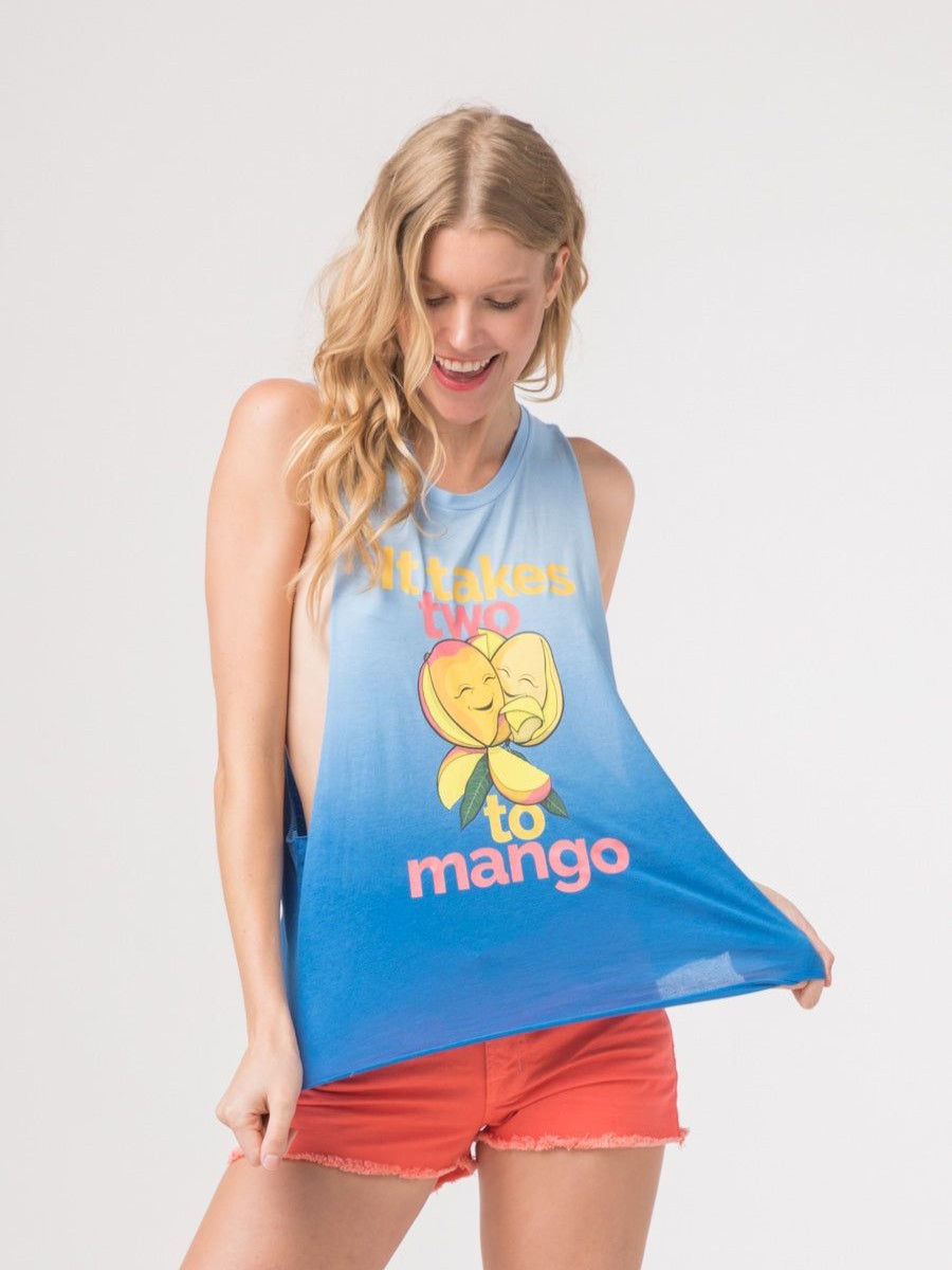 Clothing Vegan Scene Vegan Scene | It Takes Two To Mango Tank Top