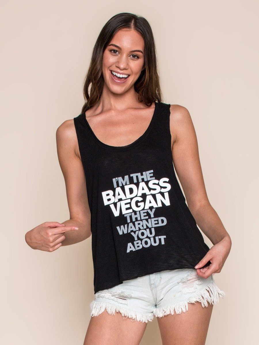 Clothing Vegan Scene Vegan Scene | I'M The Badass Vegan They Warned You About Tank