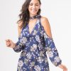 Clothing Legends & Vibes Legends & Vibes | Oakwood Tie Neck Romper