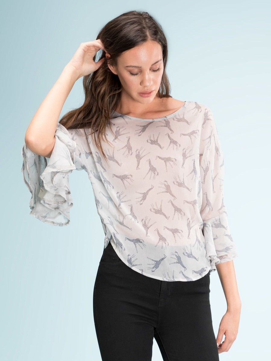 Clothing Legends & Vibes Sheer Tops | Park Butterfly Top