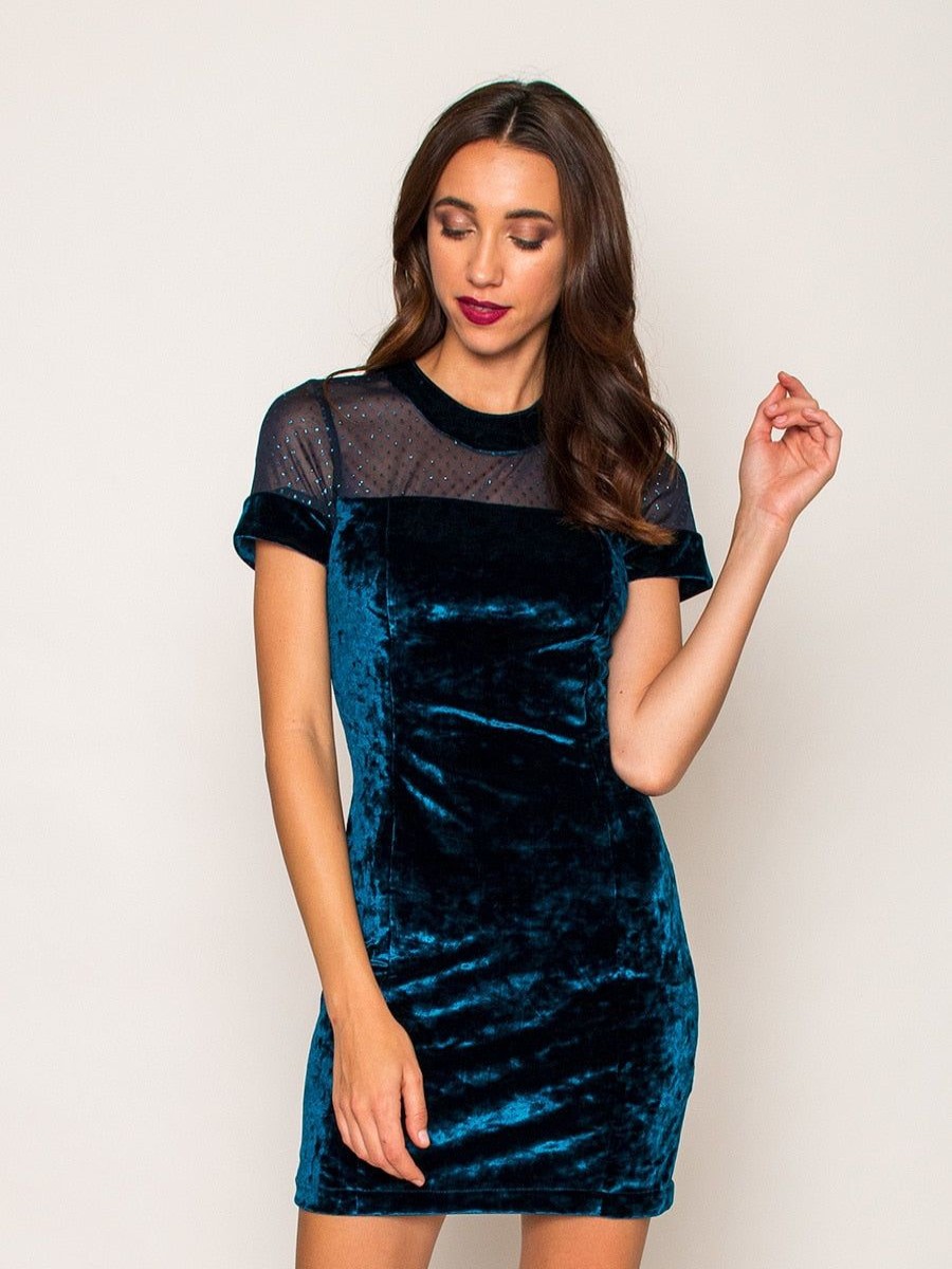 Clothing Legends & Vibes Legends & Vibes | Bocca Velvet Mini Dress