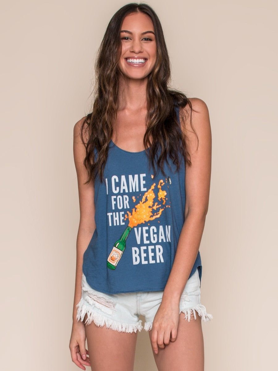 Clothing Vegan Scene Vegan Scene | I Came For The Vegan Beer Tank