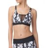 Clothing Gypsy05 Sports Bras | Tulipe Active Bralette Black/Coral