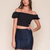 Clothing Legends & Vibes Skirts | Wavecrest Lace Skirt Blue