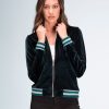 Clothing Legends & Vibes Legends & Vibes | Vienna Velvet Bomber Emerald