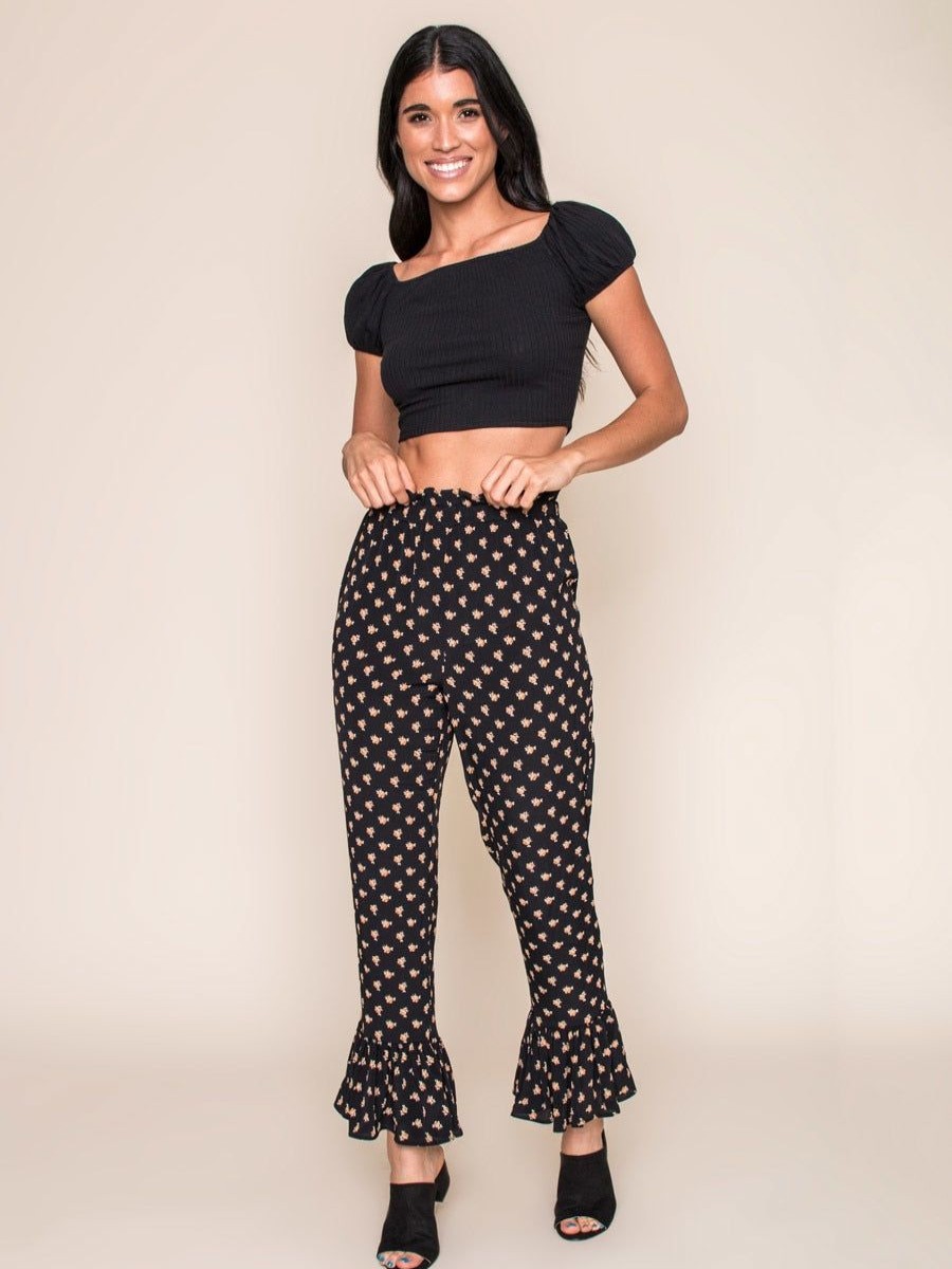 Clothing Legends & Vibes Legends & Vibes | Palms Ruffle Pant