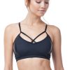 Clothing Solow Sports Bras | Embossed Vegan Leather Multi-Strap Bralette