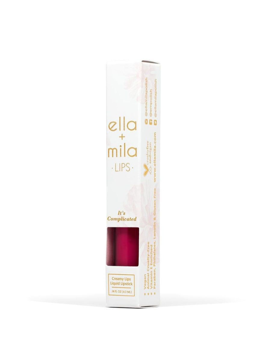 Skin + Beauty Ella+Mila Lipstick | Laced Up Creamy Liquid Lipstick