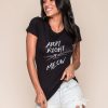 Clothing Vegan Scene Graphic Tees | Adopt Right Meow Tee