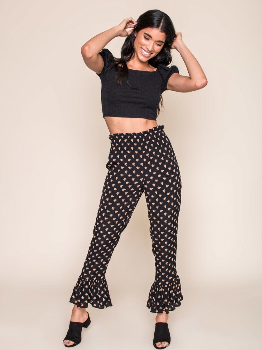 Clothing Legends & Vibes Pants | Palms Ruffle Pant