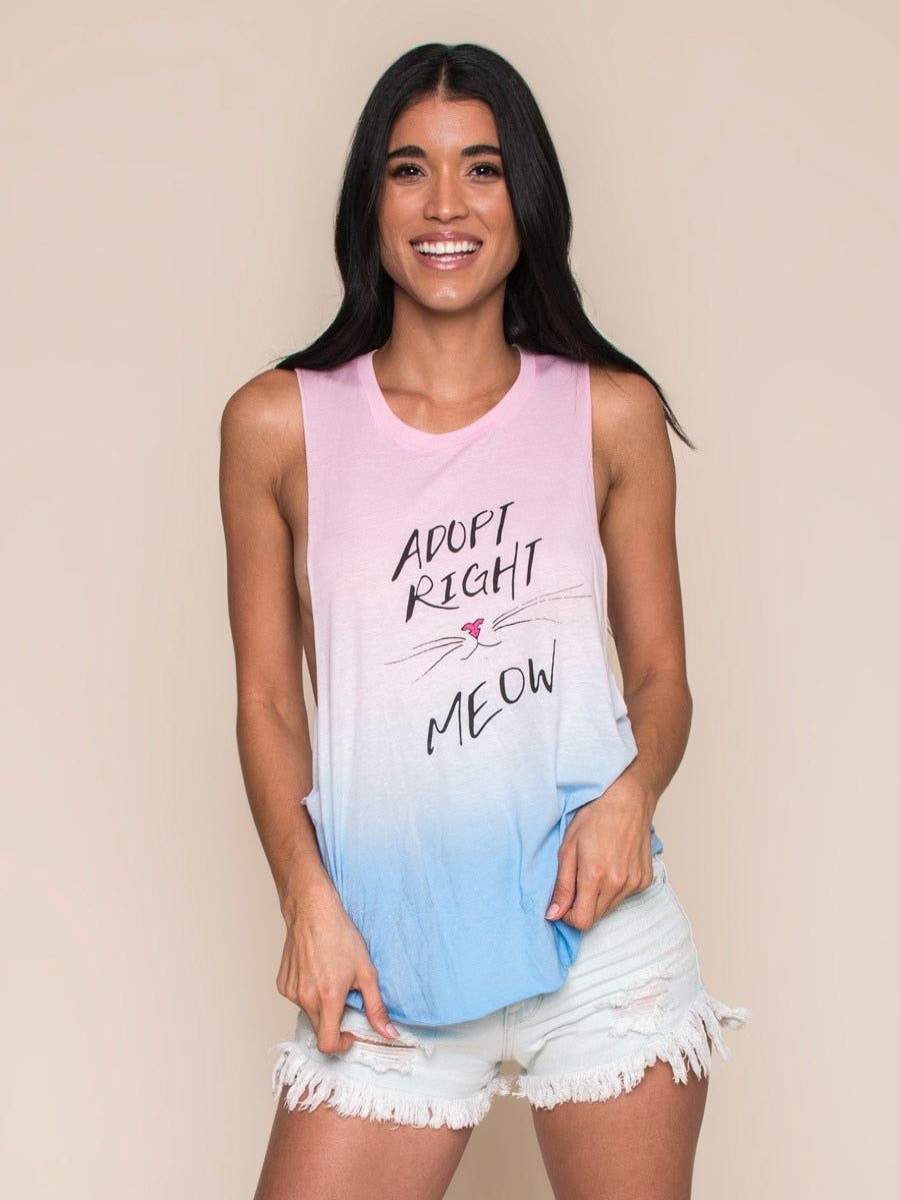 Clothing Vegan Scene Vegan Scene | Adopt Right Meow Tank