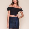 Clothing Legends & Vibes Legends & Vibes | Wavecrest Lace Skirt Blue